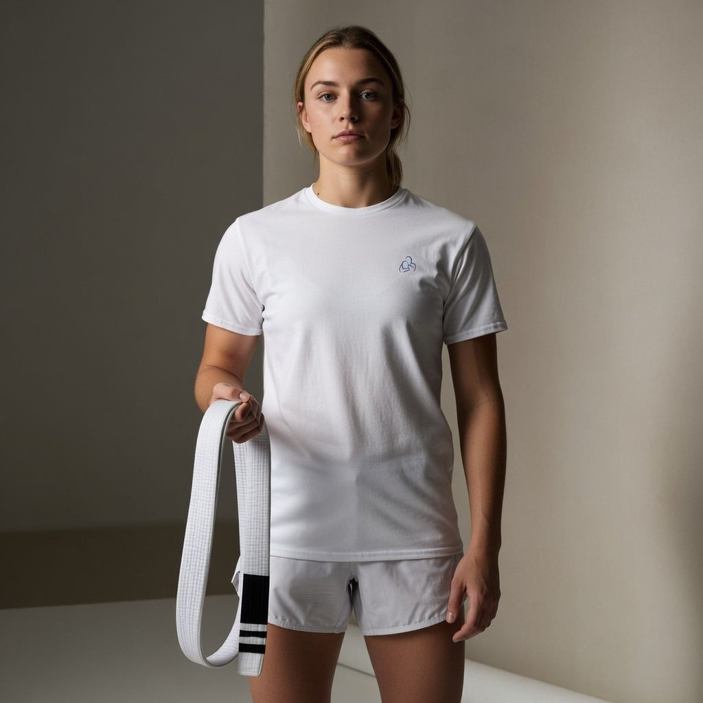 Ladies White progression tee