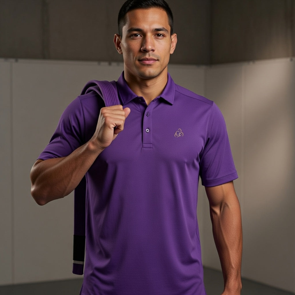 Purple progression polo