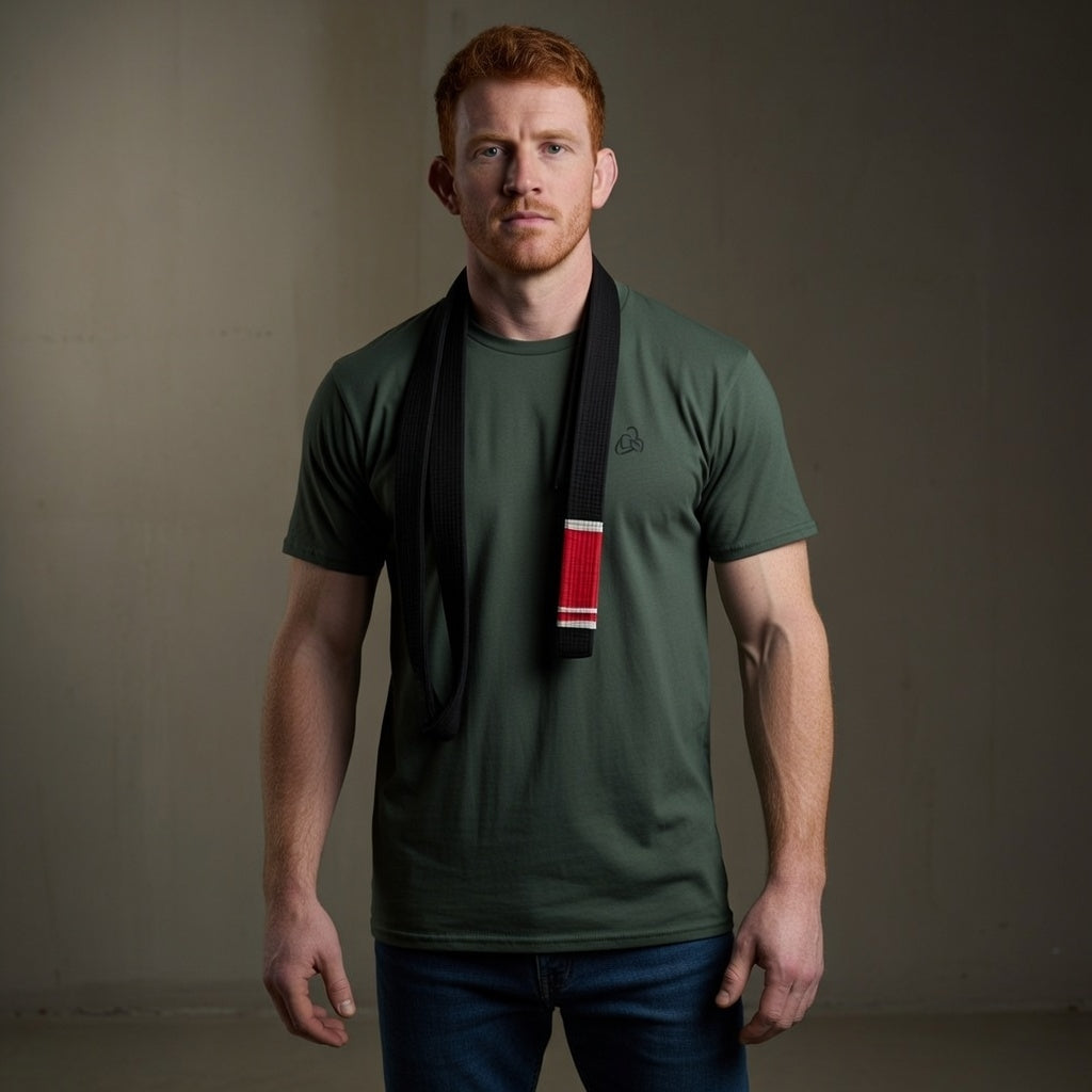 Black Ranked Logo Tee