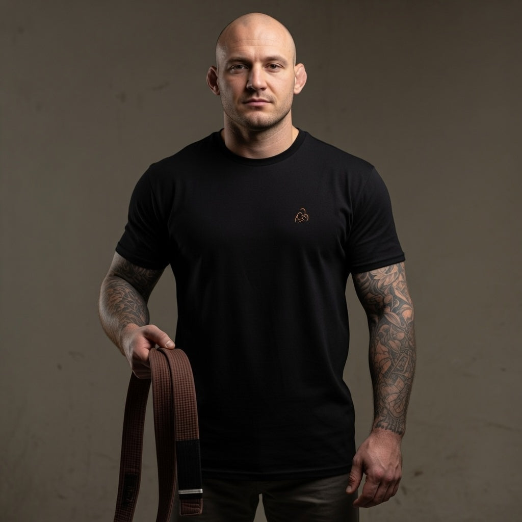 Brown Ranked Logo Tee